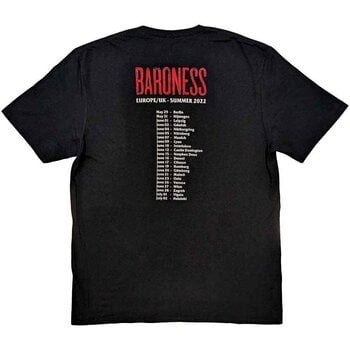 T-Shirt Baroness Razor Bloom (Back Print) Black L T-Shirt - 2
