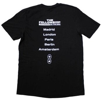 T-Shirt Ateez Fellowship Tour Euro Logo (Back Print & Ex-Tour) Black M T-Shirt - 2