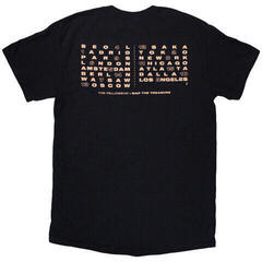 T-Shirt Ateez Fellowship Map The Treasure (Back Print & Ex-Tour) Black L T-Shirt - 1