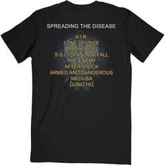 Tricou Anthrax Spreading The Disease Track list (Back Print) - 1