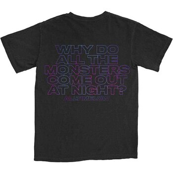 T-Shirt All Time Low Blurry Monster (Back Print) Black 2XL T-Shirt - 2