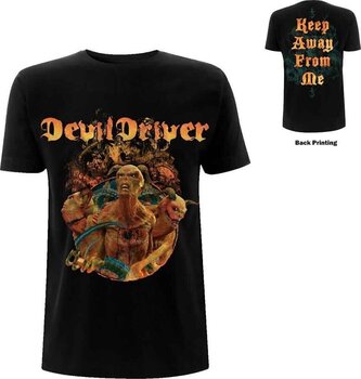 Camiseta de manga corta Devildriver Keep Away from Me (Back Print) Black M Camiseta de manga corta - 3
