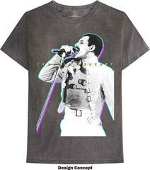 T-shirt Freddie Mercury Glow (Wash Collection) Black XL T-shirt - 1