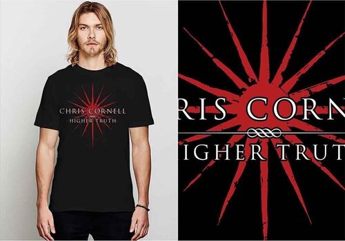 T-Shirt Chris Cornell Higher Truth Black L T-Shirt - 2