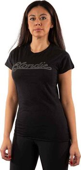 T-Shirt Blondie Logo (Embellished) Black 2XL Ladies T-Shirt - 4