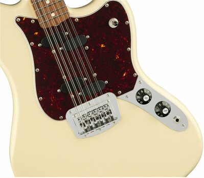 E-Gitarre Fender Electric XII PF Olympic White - 3