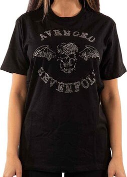 T-shirt Avenged Sevenfold Deathbat (Embellished) Black XL T-shirt - 3