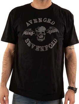T-särk Avenged Sevenfold Deathbat (Embellished) Black 2XL T-särk - 4