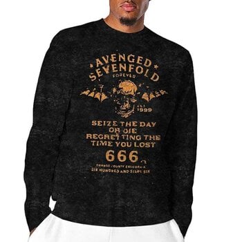 Skjorte Avenged Sevenfold Sieze The Day (Wash Collection) Black 3XL Skjorte - 2