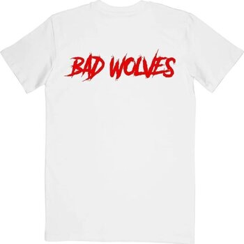 Skjorte Bad Wolves Dear Monsters Eye & Logo (Back Print) White L Skjorte - 2