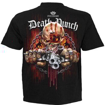 T-Shirt Five Finger Death Punch Assassin (Back Print) Black M T-Shirt - 2