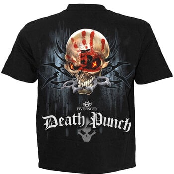 T-shirt Five Finger Death Punch Game Over (Back Print) Black 2XL T-shirt - 2