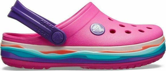 Детски обувки Crocs Kids' Crocband Wavy Band Clog Neon Magenta 24-25 - 2