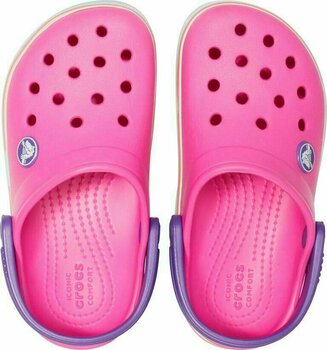 Детски обувки Crocs Kids' Crocband Wavy Band Clog Neon Magenta 24-25 - 3