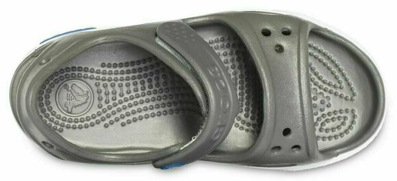 Buty żeglarskie dla dzieci Crocs Preschool Crocband II Sandal Slate Grey/Blue Jean 33-34 - 3