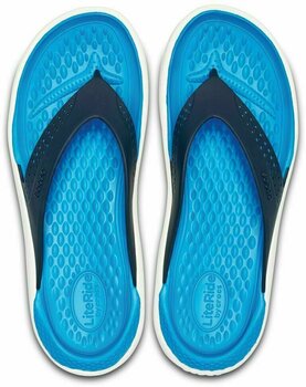 Unisex Schuhe Crocs LiteRide Flip Navy/White 46-47 - 4
