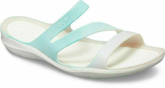 Pantofi de Navigatie Crocs Women's Swiftwater Seasonal Sandal Pool Ombre/White 34-35 - 5