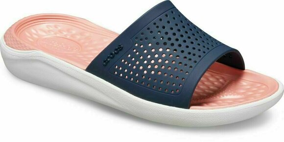 Unisex Schuhe Crocs LiteRide Slide Navy/Melon 41-42 - 5