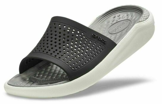 Unisex Schuhe Crocs LiteRide Slide Black/Smoke 42-43 - 6
