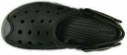 Mens Sailing Shoes Crocs Mens Swiftwater Clog Black/Charcoal 39-40 - 3