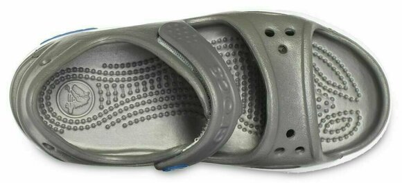 Kids Sailing Shoes Crocs Preschool Crocband II Sandal Slate Grey/Blue Jean 32-33 - 3