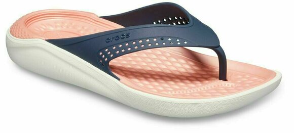Unisex Schuhe Crocs LiteRide Flip Navy/Melon 36-37 - 5