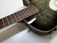 ESP LTD TL-6 QM Charcoal Burst Elektro-Akustikgitarre