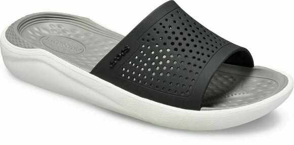 Unisex Schuhe Crocs LiteRide Slide Black/Smoke 46-47 - 4