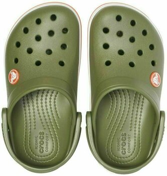 Otroški čevlji Crocs Kids Crocband Clog Army Green/Burnt Sienna 34-35 - 3