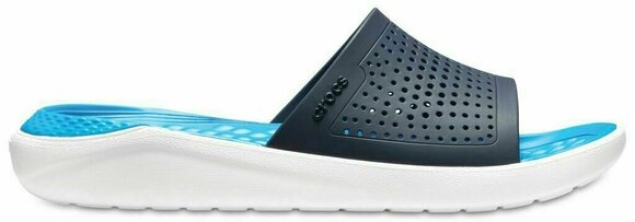 Унисекс обувки Crocs LiteRide Slide Navy/White 45-46 - 2