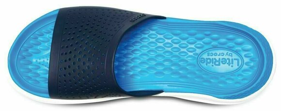Унисекс обувки Crocs LiteRide Slide Navy/White 45-46 - 3