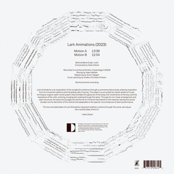 Vinylskiva Aske Zidore & Bettina Marie Ezaki - Lark Animations (LP) - 2