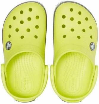 Zapatos para barco de niños Crocs Kids Crocband Clog Citrus/Slate Grey 34-35 - 3