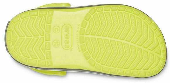 Calçado náutico para crianças Crocs Kids Crocband Clog Citrus/Slate Grey 34-35 - 4