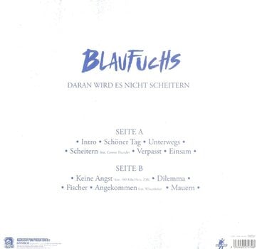Vinylplate Blaufuchs - Daran Wird Es Nicht Scheitern (LP) - 2