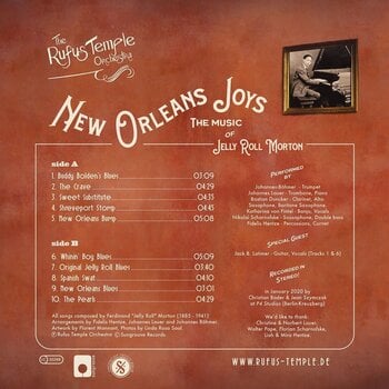 LP ploča Rufus Temple Orchestra - New Orleans Joy (LP) - 2