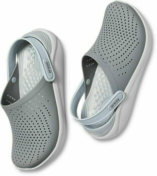 Unisex čevlji Crocs LiteRide Clog Smoke/Pearl White 48-49 - 7