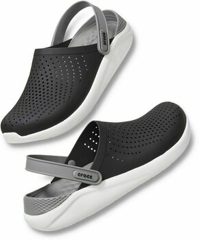 Unisex Schuhe Crocs LiteRide Clog Black/Smoke 48-49 - 7