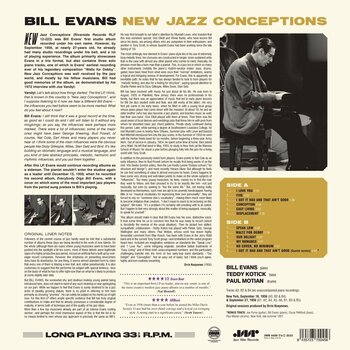 Disco in vinile Bill Evans - New Jazz Conceptions (Reissue) (Limited Edition) (180 g) (LP) - 2