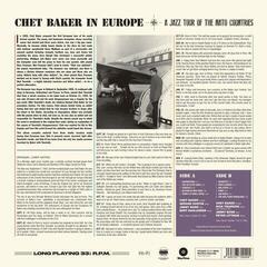LP plošča Chet Baker - In Europe - A Jazz Tour Of The Nato Countries (Limited Edition) (180 g) (LP) - 1