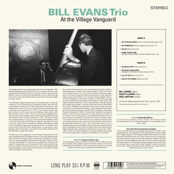 LP plošča The Bill Evans Trio - At The Village Vanguard (Limited Edition) (LP) - 2