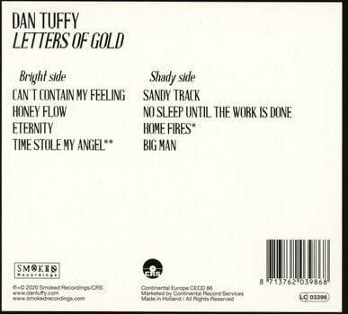 LP Dan Tuffy - Letters Of Gold (CD) - 2