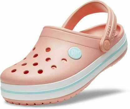 Zapatos para barco de niños Crocs Kids Crocband Clog Melon/Ice Blue 34-35 - 8