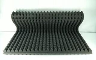 Absorptiepaneel schuim Mega Acoustic PA-PMP5 115x195x5 Dark Gray Absorptiepaneel schuim (Beschadigd) - 1