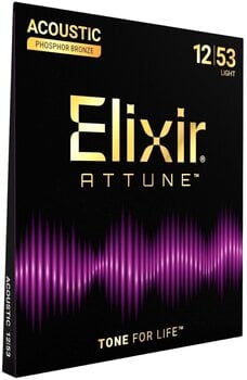 Cordes de guitares acoustiques Elixir 21052 ATTUNE 12-53 Cordes de guitares acoustiques - 2