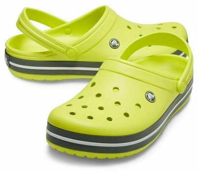Unisex cipele za jedrenje Crocs Crocband Clog Citrus/Grey 43-44 - 7