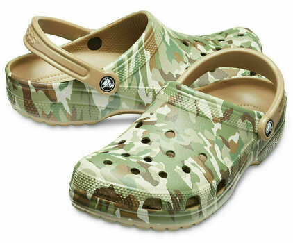 Pantofi de Navigatie Crocs Classic Graphic II Clog Unisex Dark Camo Green/Khaki 41-42 - 8