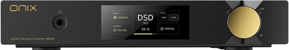 Interfaz DAC & ADC Hi-Fi ONIX XDA20 Black Interfaz DAC & ADC Hi-Fi - 2
