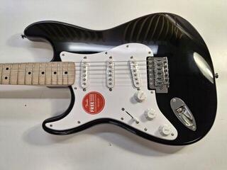 E-Gitarre Fender Squier Sonic Stratocaster LH MN Black E-Gitarre (Neuwertig) - 1