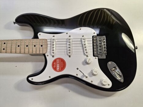 E-Gitarre Fender Squier Sonic Stratocaster LH MN Black E-Gitarre (Neuwertig) - 2